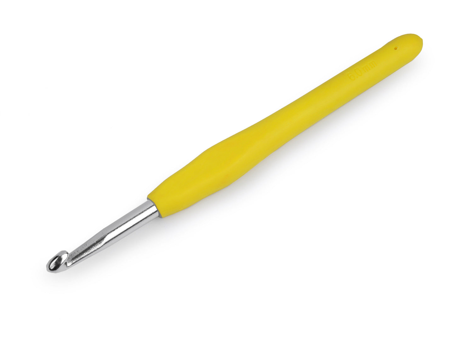 6 mm-es szilikon nyelű horgolótű ergonomikus markolattal