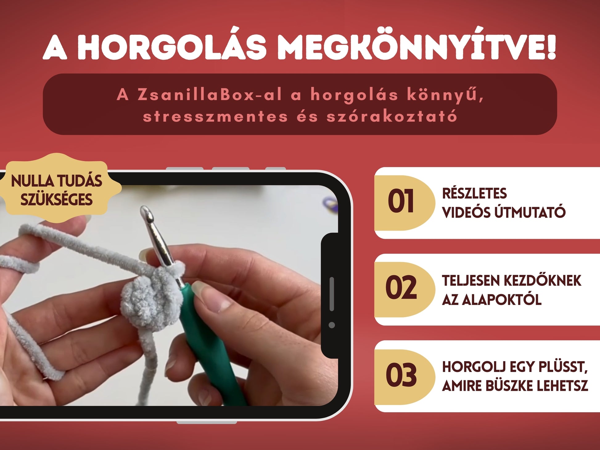 horgolás tutorial tanulj meg horgolni