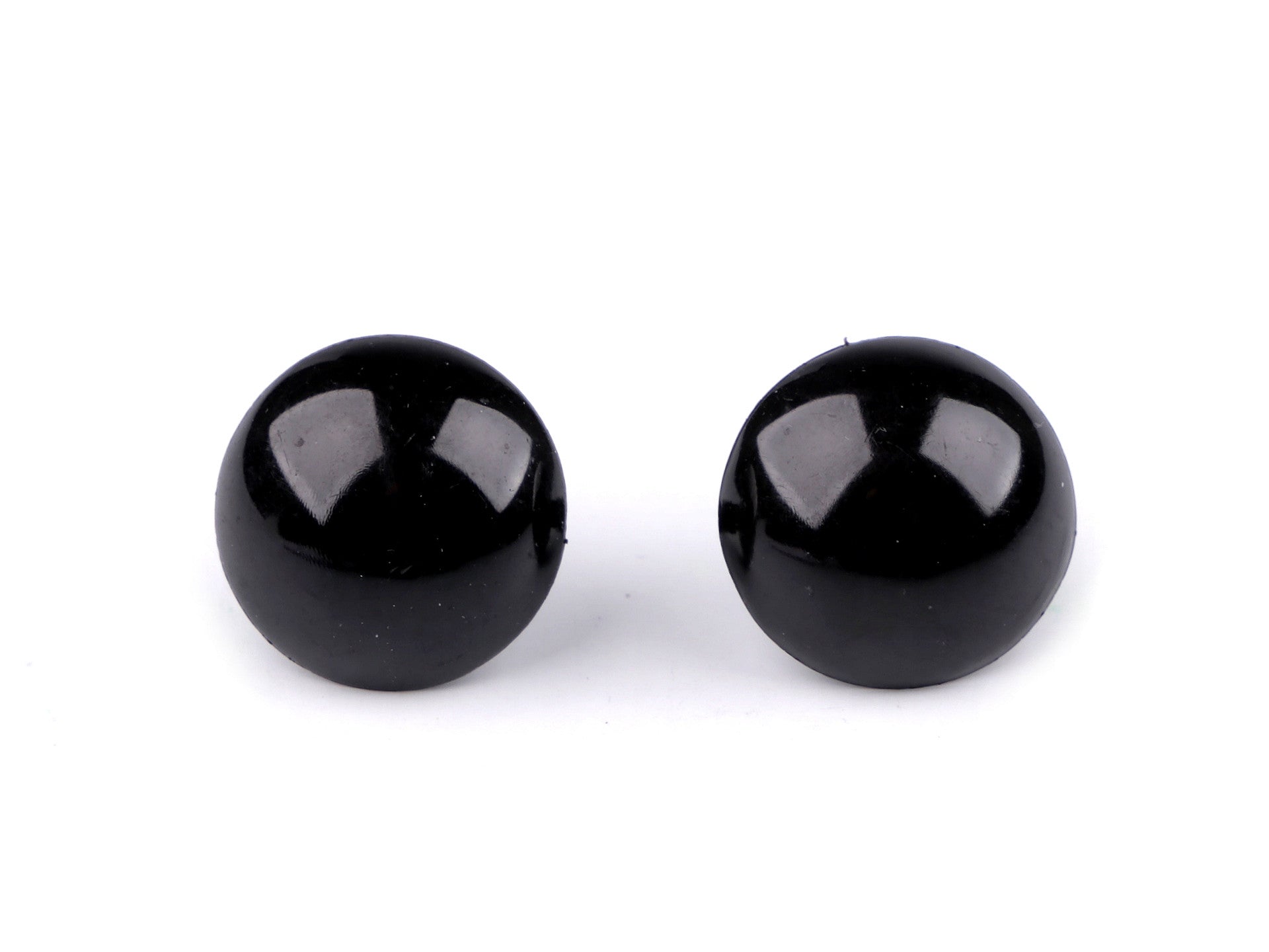 Fekete biztonsági szem 20 mm (10 pár)