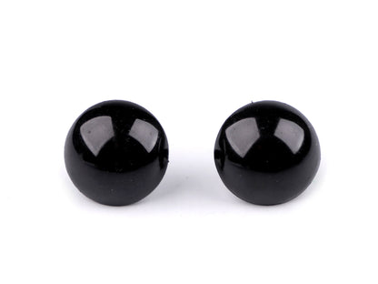 Fekete biztonsági szem 20 mm (10 pár)