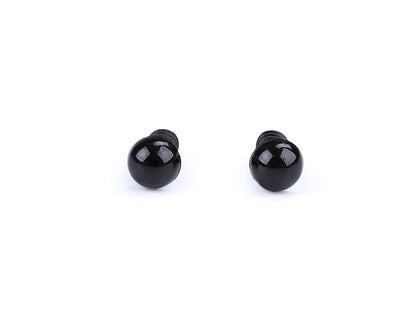 Fekete biztonsági szem 6 mm (10 pár)