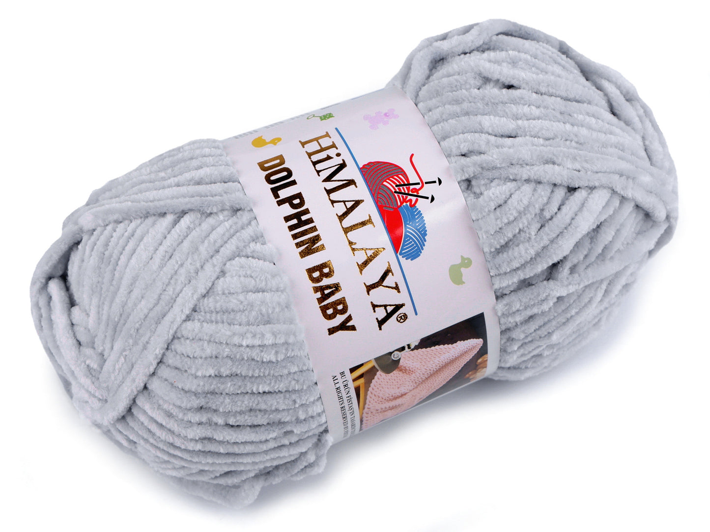 Himalaya Dolphin Baby zsenília fonal Galamb szürke 80325