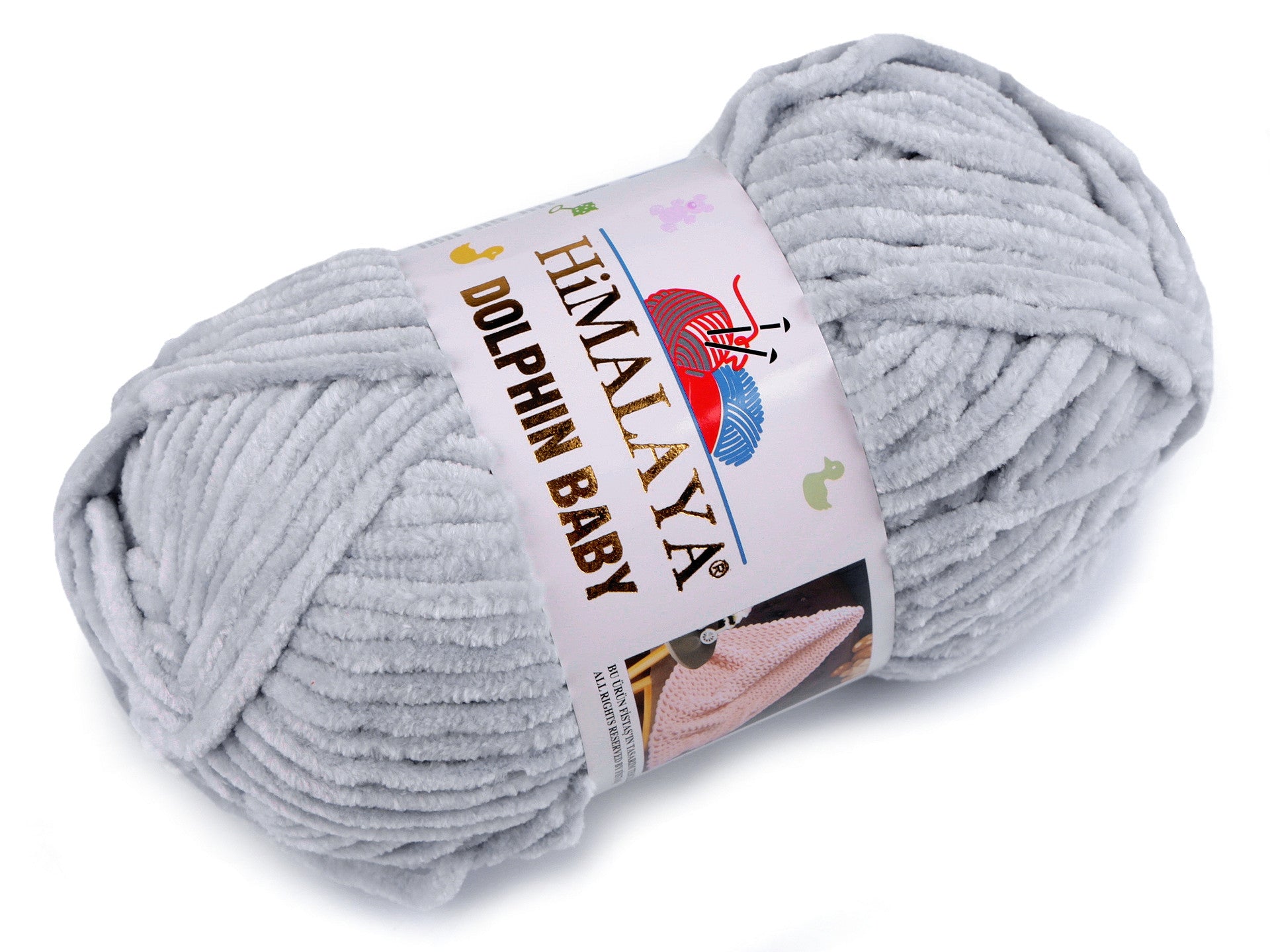 Himalaya Dolphin Baby zsenília fonal Galamb szürke 80325