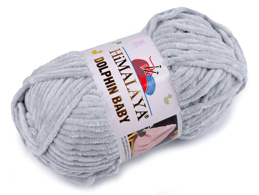 Himalaya Dolphin Baby zsenília fonal Galamb szürke 80325