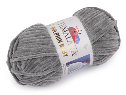 Himalaya Dolphin Baby zsenília fonal Sötét szürke 80320