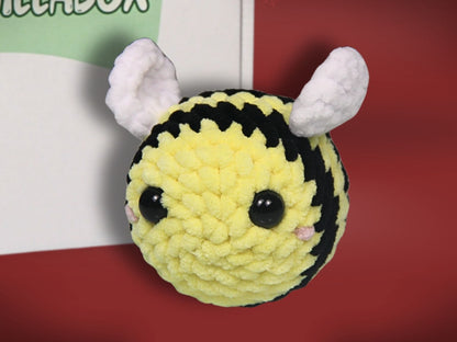 horgolt méhecske plüss amigurumi