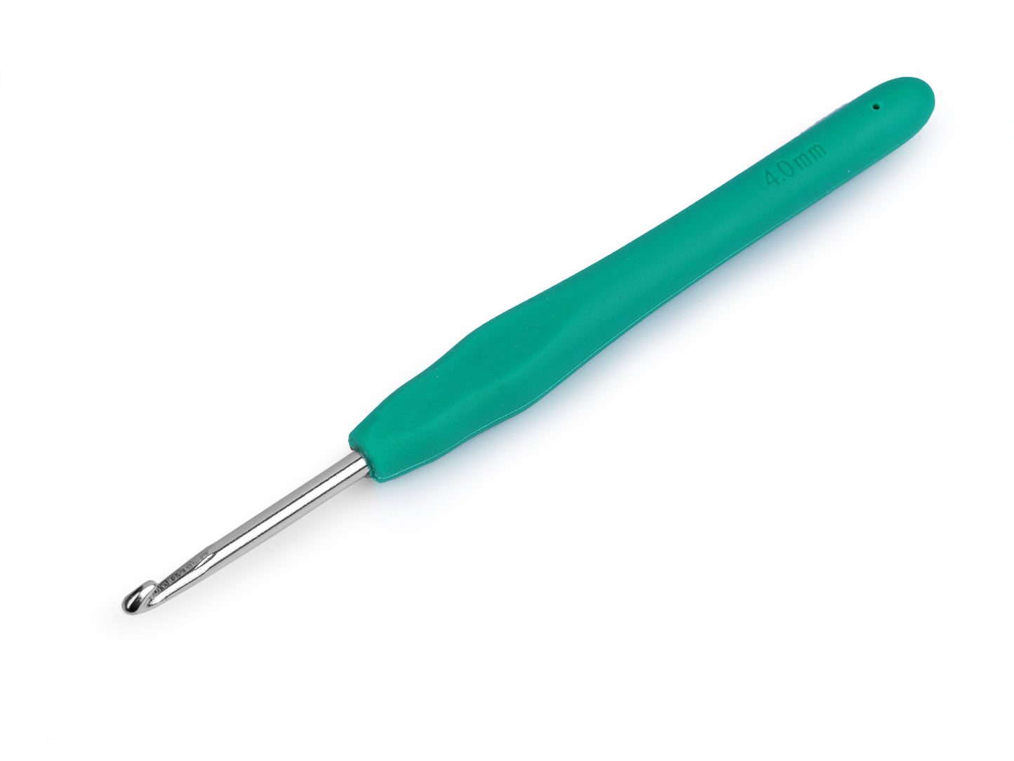 4 mm-es szilikon nyelű horgolótű ergonomikus markolattal